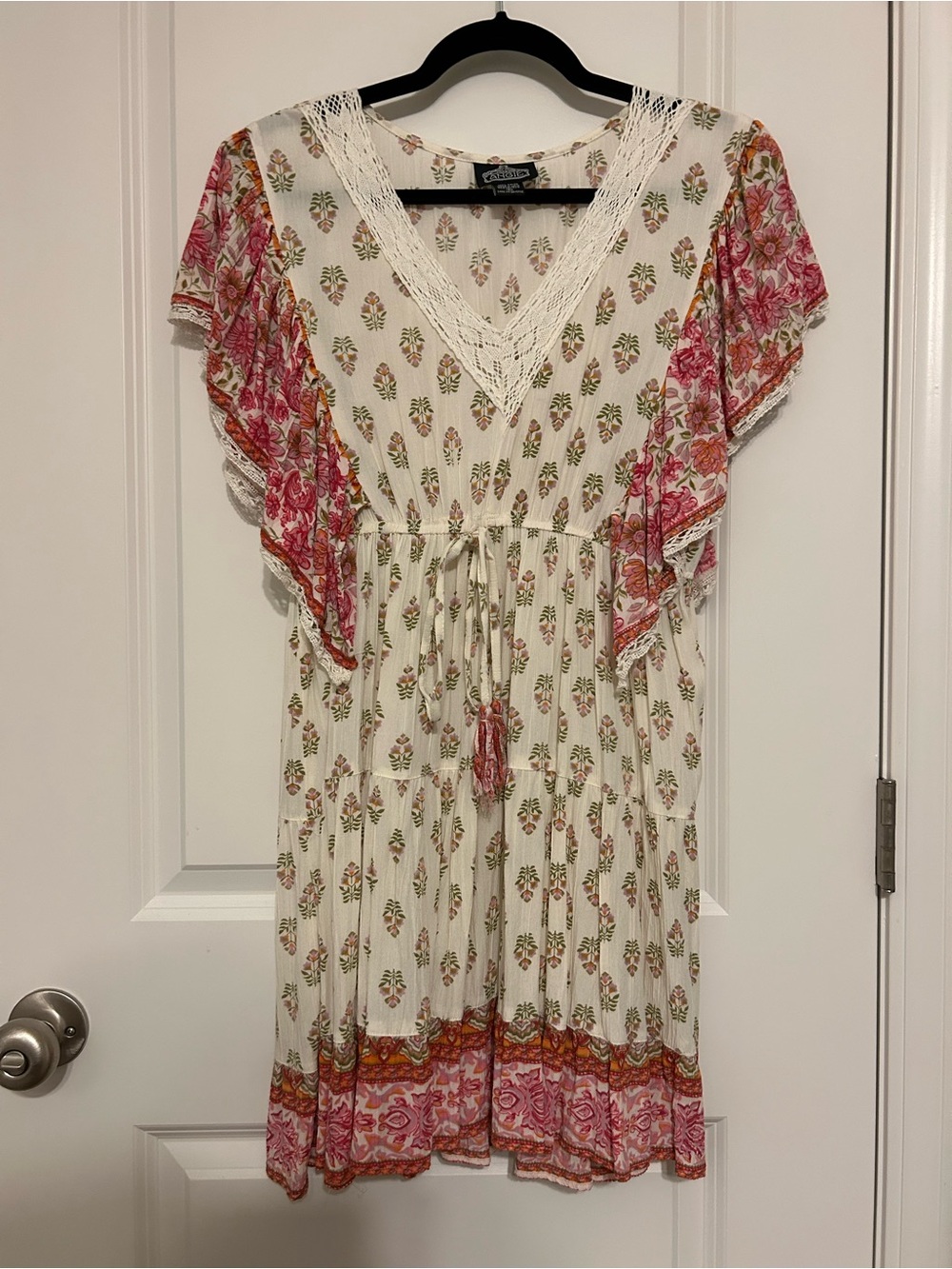 Angie Floral Boho V-Neck Dress